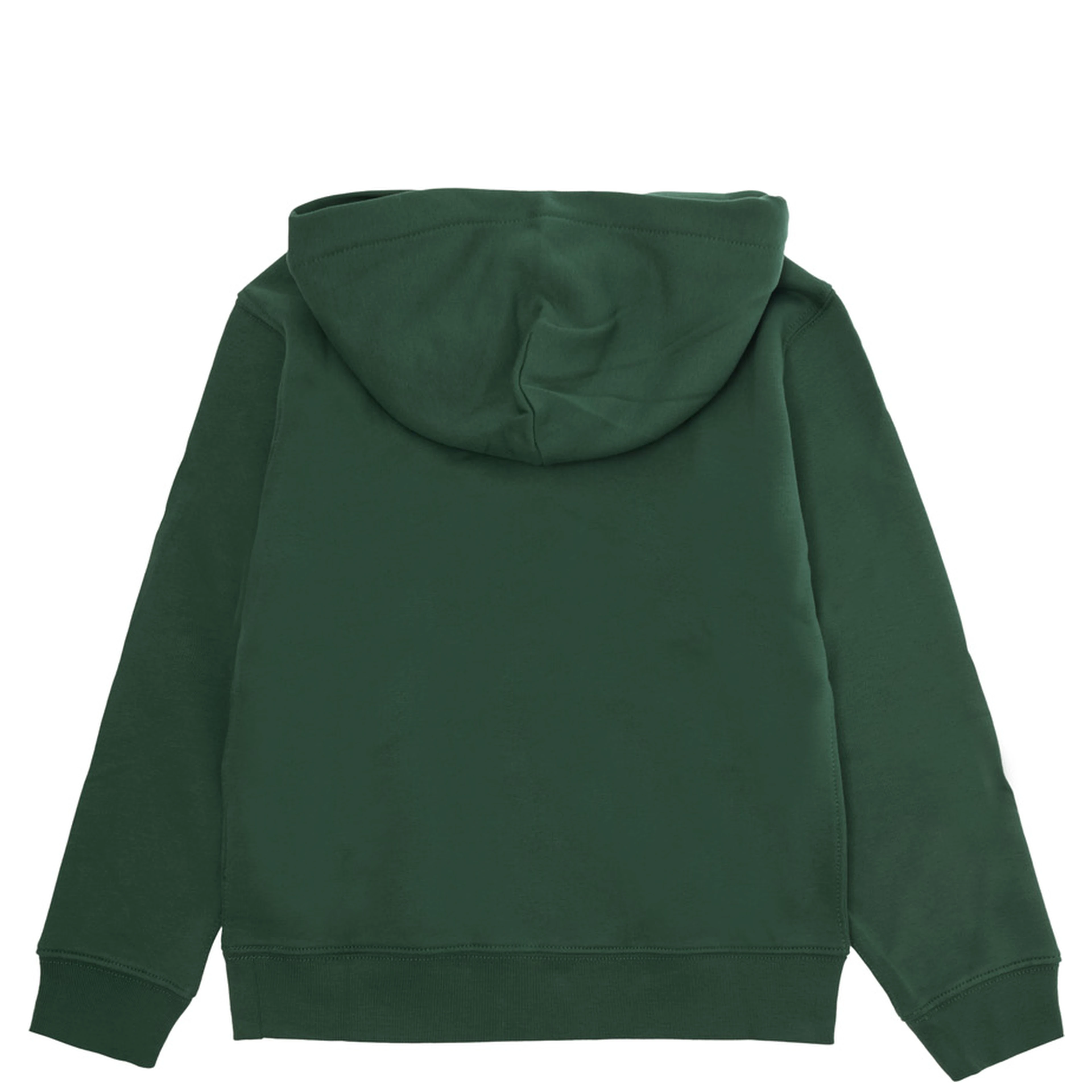 Green Sweatshirt with Fixed Hood and Pony Logo on the Front in Cotton Boy