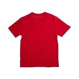 T-shirt with Pony Logo on the Front in Red Cotton Boy