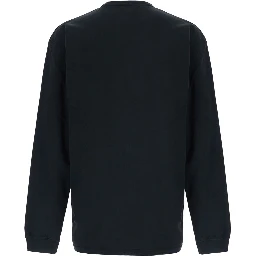 UNISEX MONEY LONGSLEEVE TEE KNIT with long sleeves in black cotton unisex