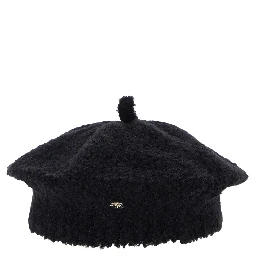 Tilda Hat with wool and alpaca in black for women