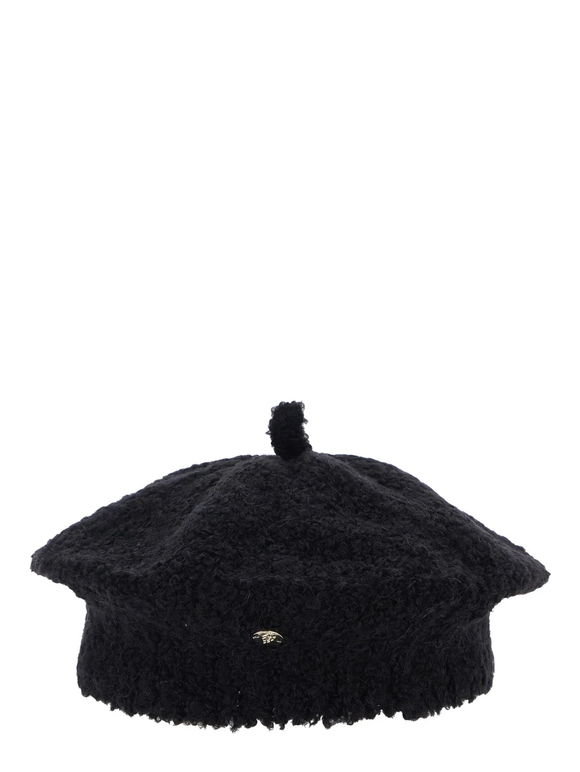 Tilda Hat with wool and alpaca in black for women