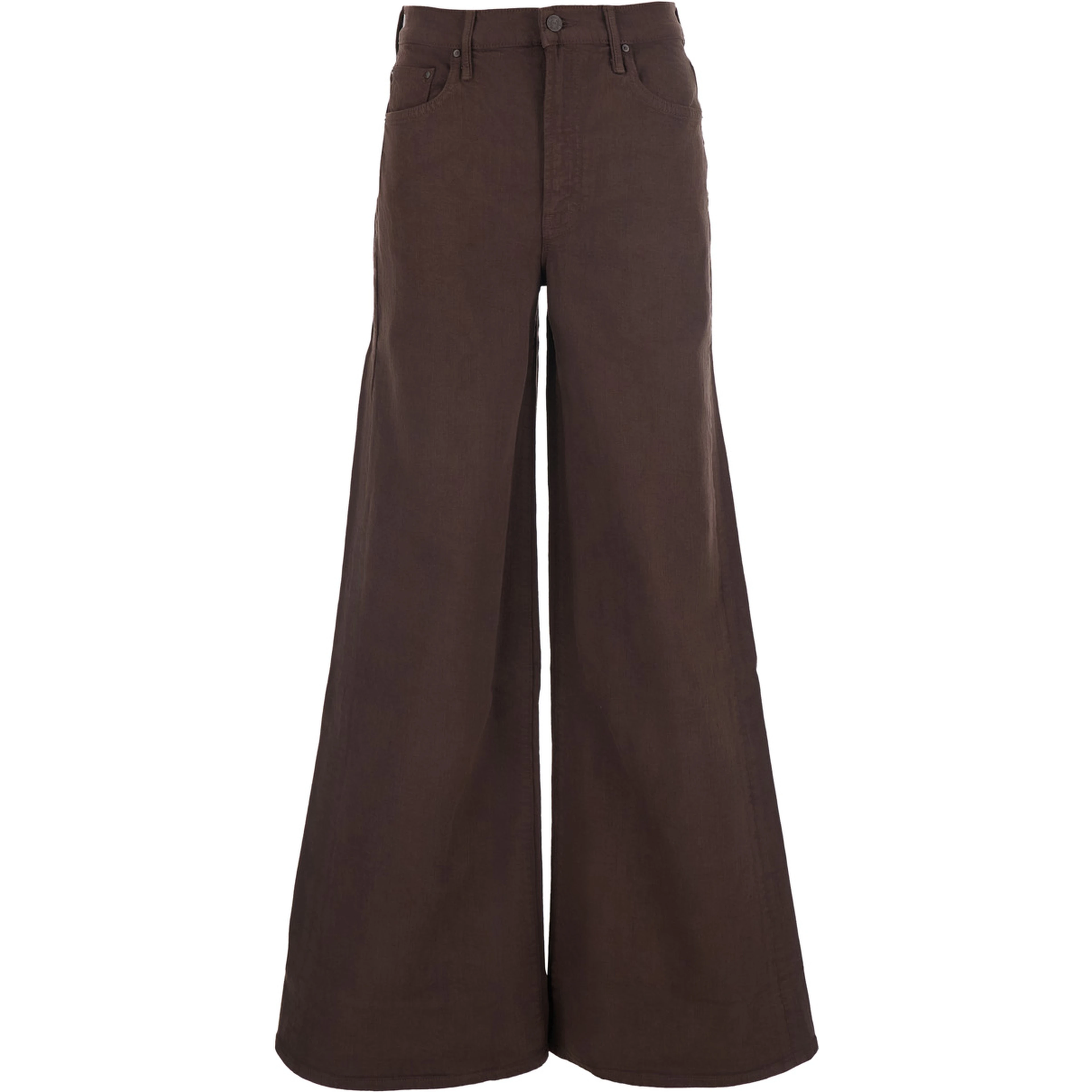 The Undercover Sneak Brown Five-Pocket Jeans in Denim for Women