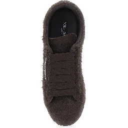 Portofino Brown Sneakers with logo patch on the side and logo on the tongue in suede for men