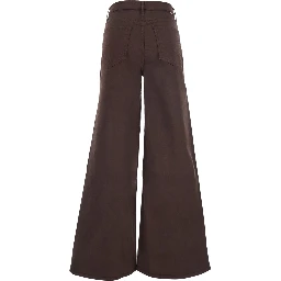 The Undercover Sneak Brown Five-Pocket Jeans in Denim for Women