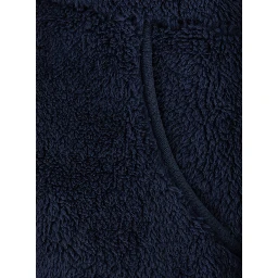 Fleece jacket with high collar and long sleeves in Tech Fabric blue unisex
