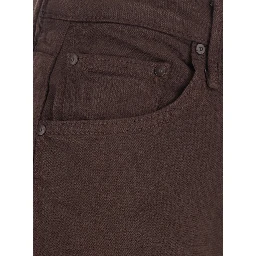 The Undercover Sneak Brown Five-Pocket Jeans in Denim for Women