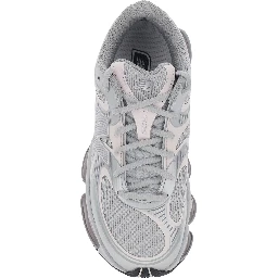 2000 Pink Low Top Sneakers with Logo Patch on the Side in Leather and Fabric Unisex