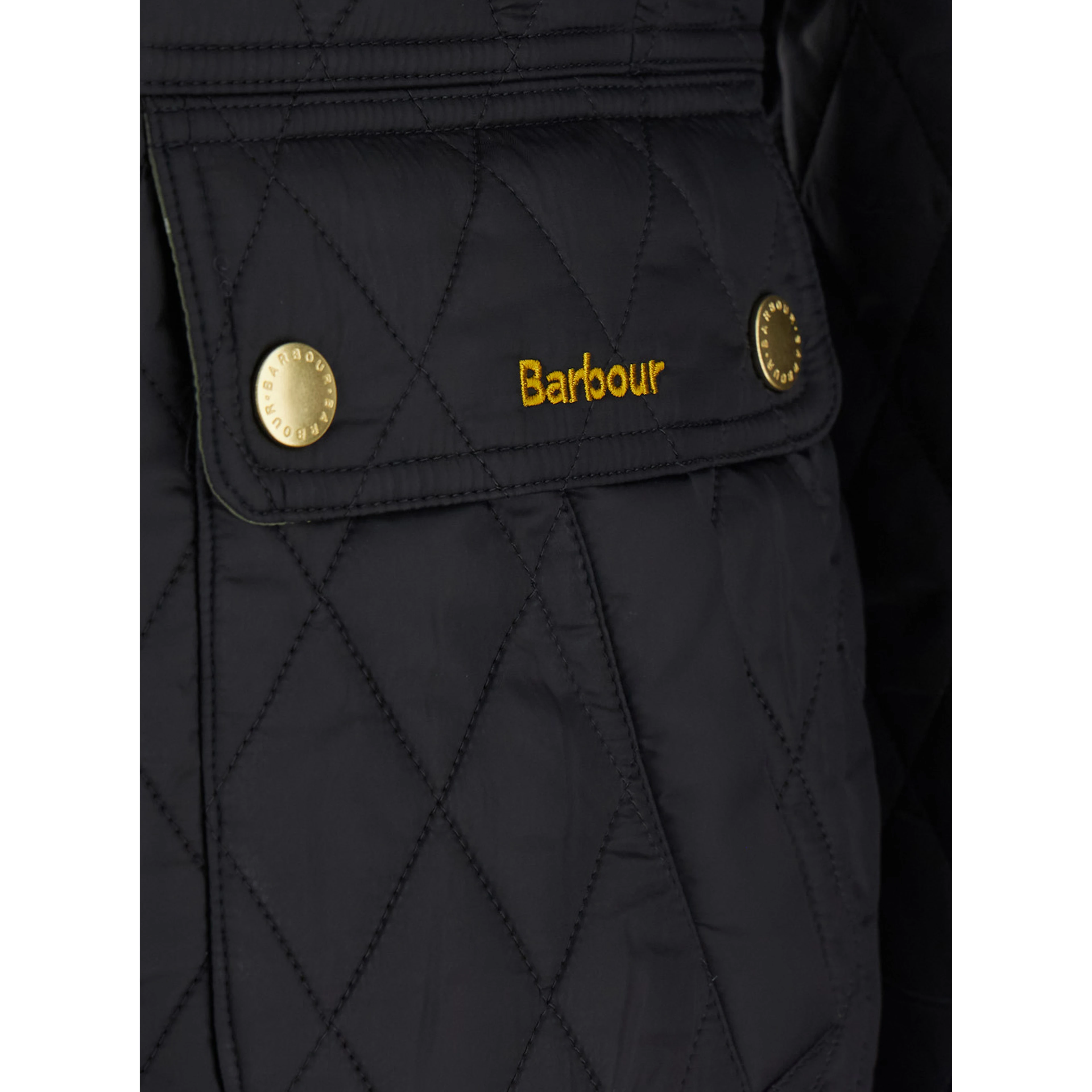 Black Jacket with collar and logo lettering on the front in tech fabric for women
