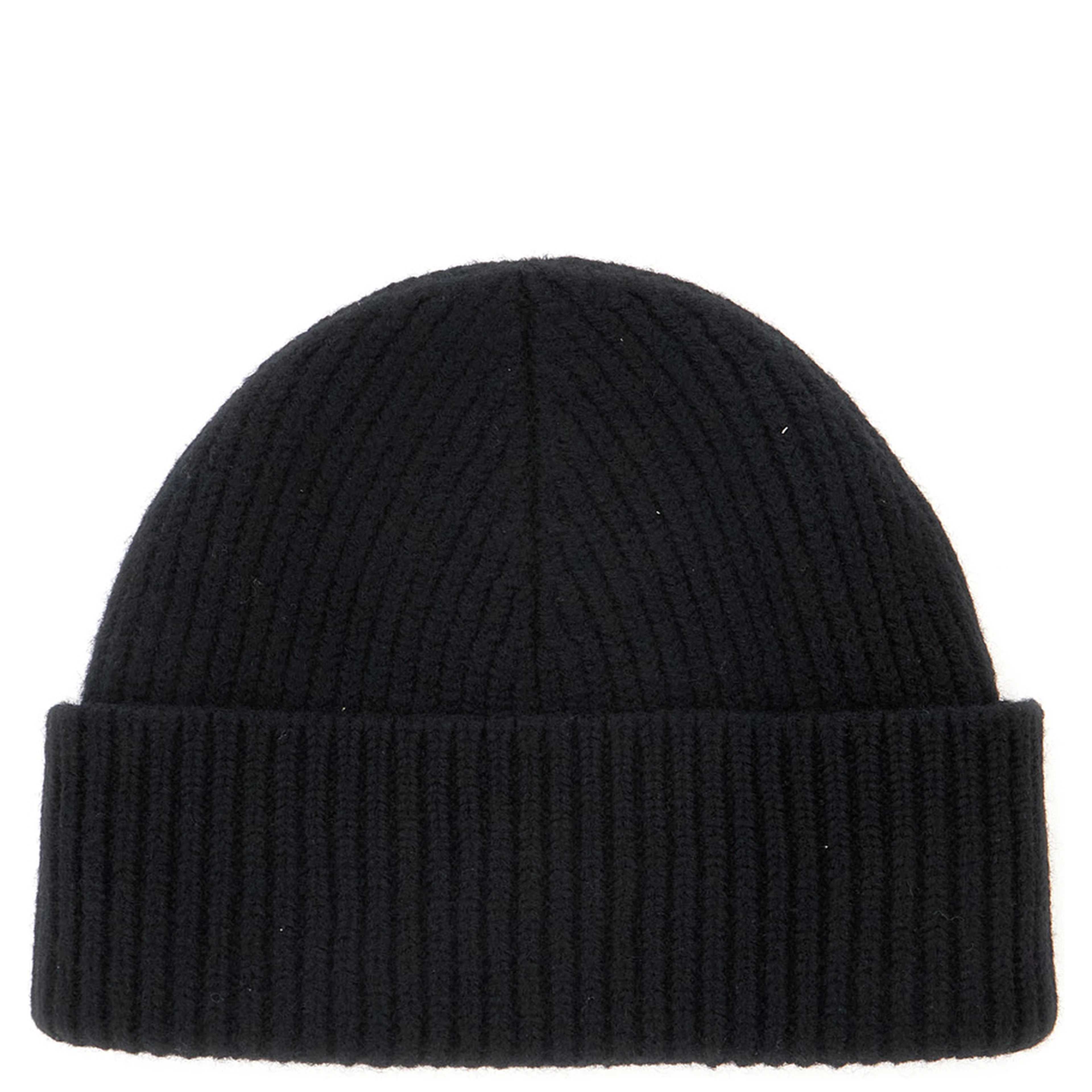 Black Beanie with ADC Patch on the Front in Wool for Men