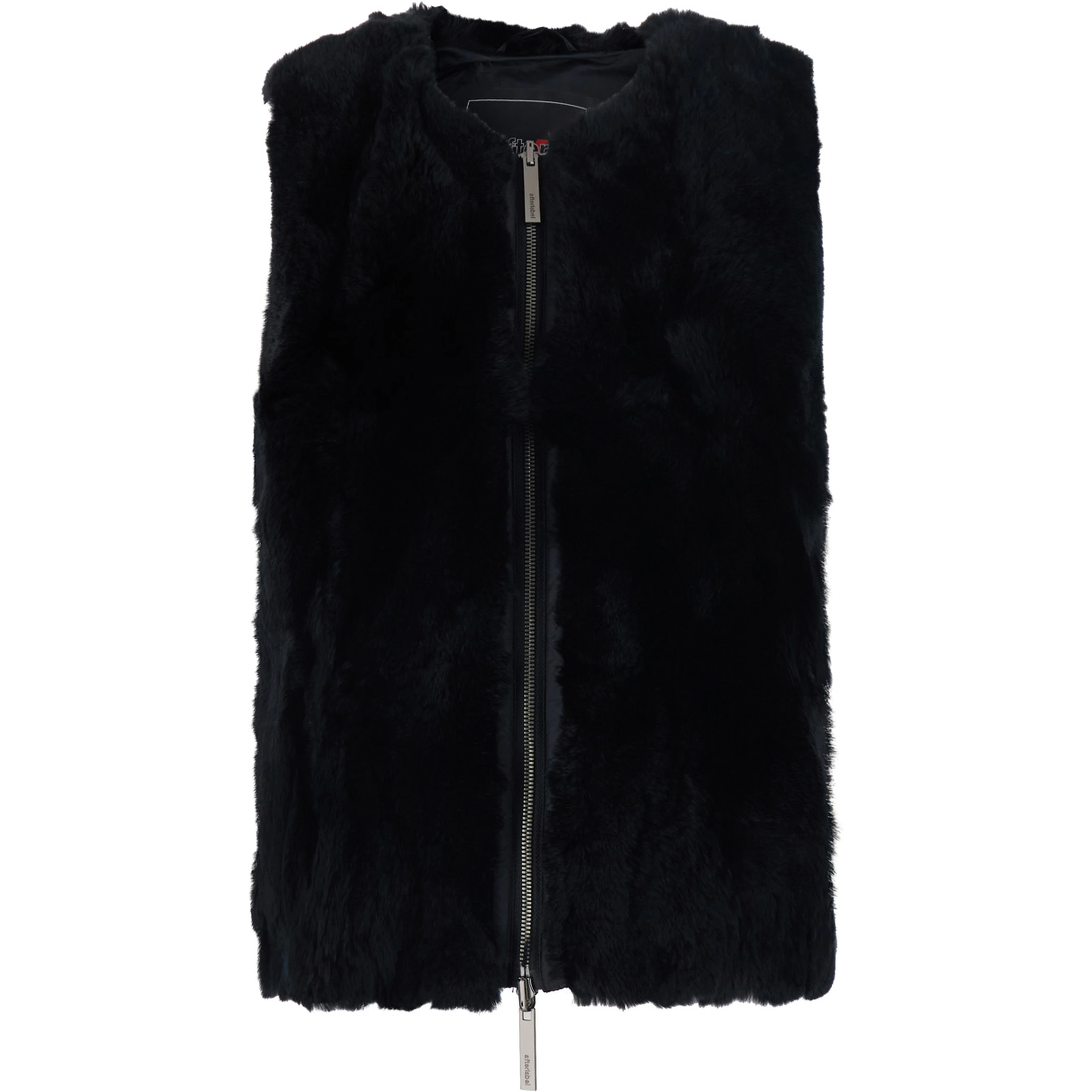 Stoccolma Black Jacket with removable hood and logo patch on the sleeve in Tech Fabric women