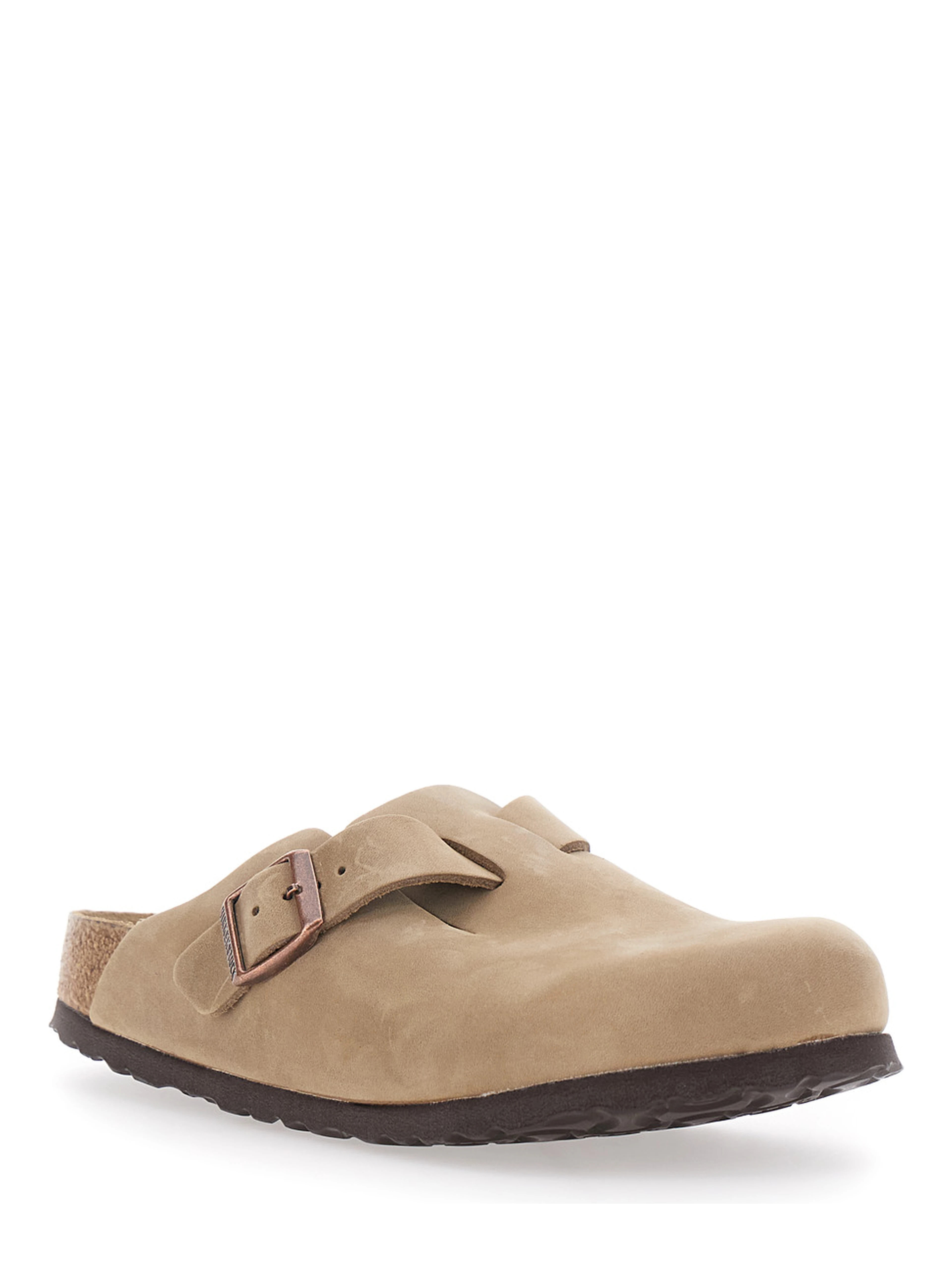 BOSTON SFB LEOI is a beige leather mule unisex