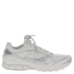 KINVARA 1 white Sneakers with side logo in tech fabric unisex