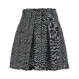 GABY Skirt with Pockets and Straight Hem in Gray for Women
