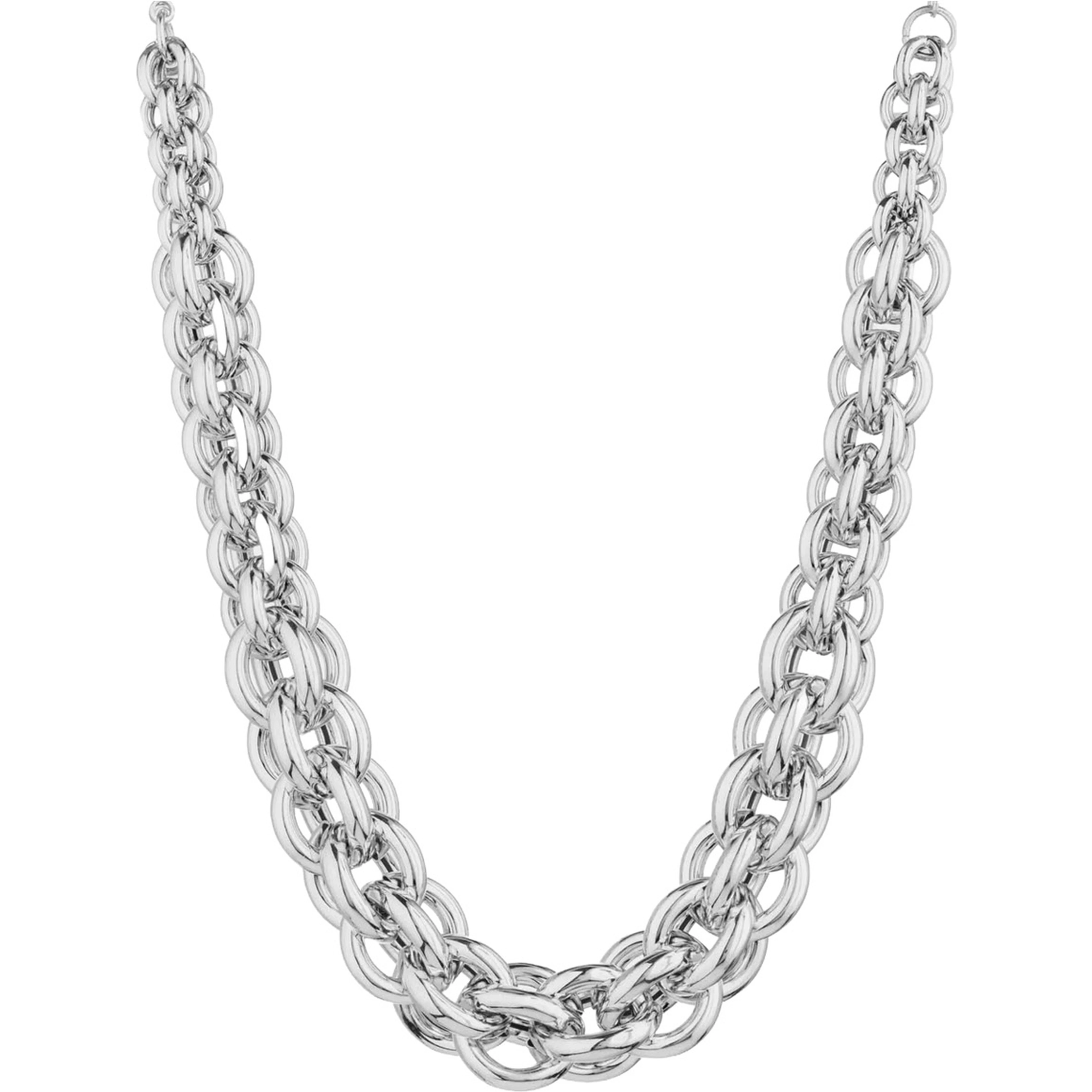 Necklace LACE CHRISTY with silver and silver-colored metal details, women