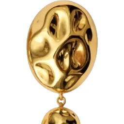 EARRING STONE Earrings with stones and gold-colored metal, women