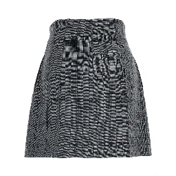 GABY Skirt with Pockets and Straight Hem in Gray for Women