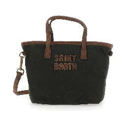 CITY BAG MINI WAX is a unisex green Tech Fabric handbag