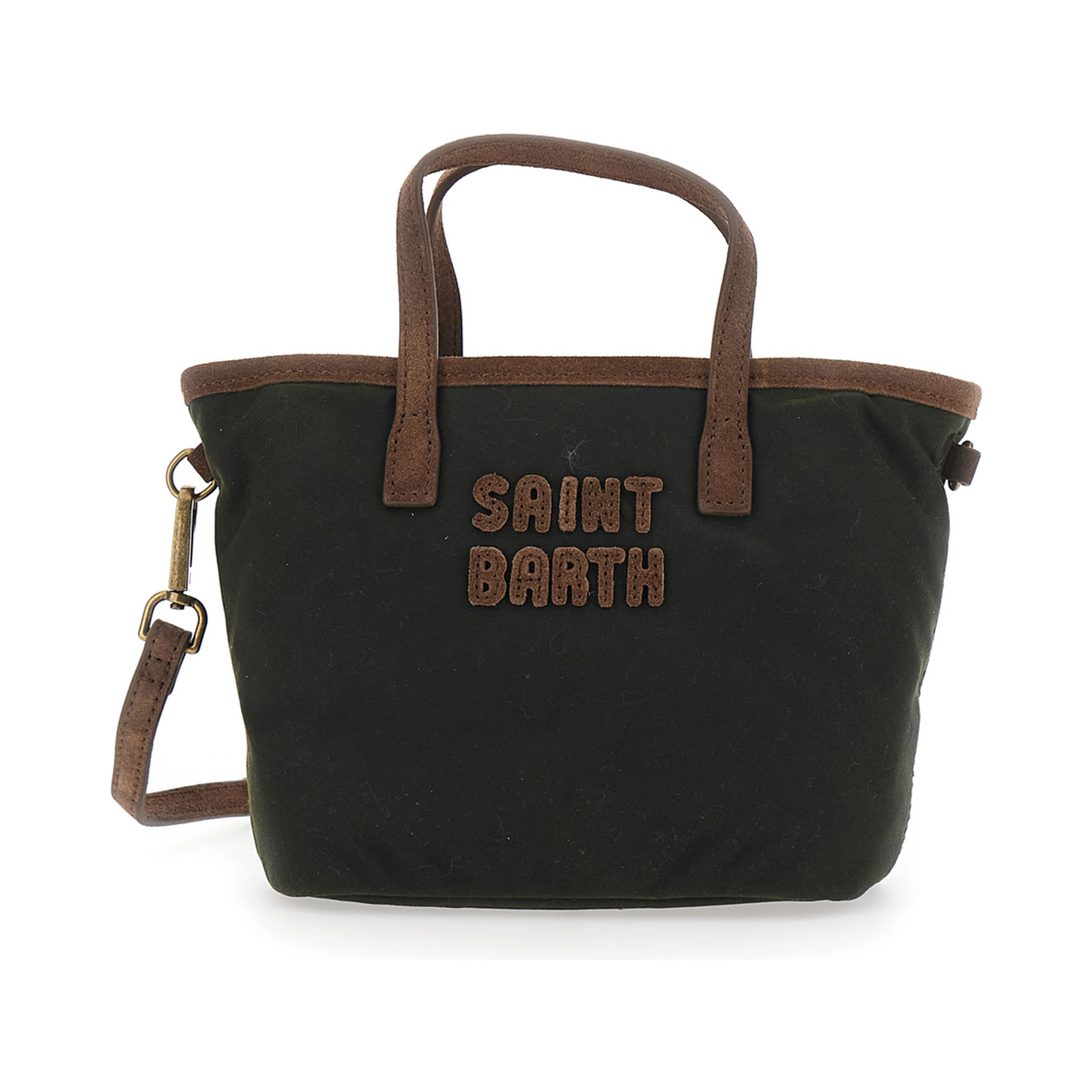 CITY BAG MINI WAX is a unisex green Tech Fabric handbag