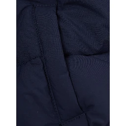 Blue Jacket with hood and removable fur in Tech Fabric Girl