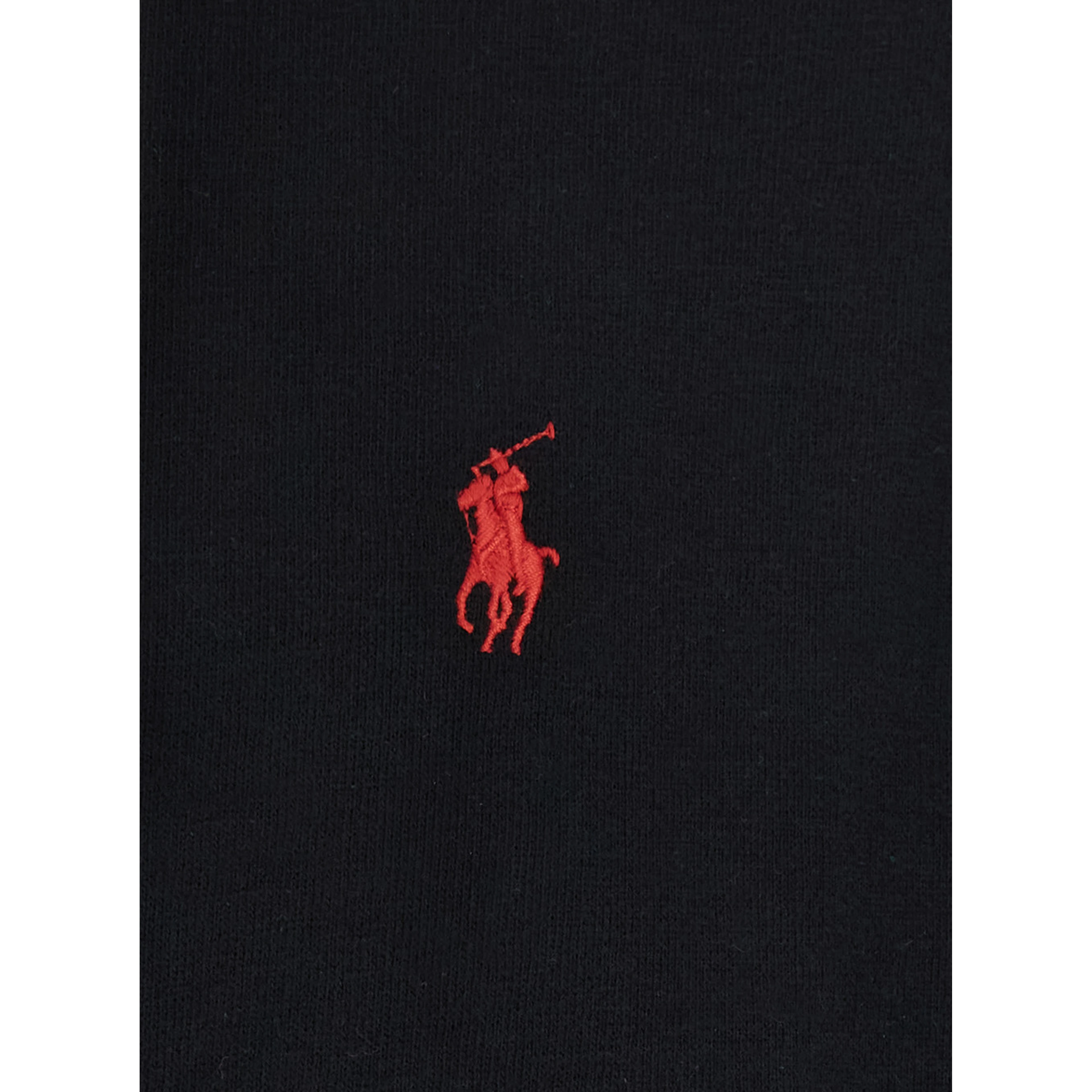 Black Hooded Sweatshirt with Drawstring and Pony on the Front in  Cotton Blend for Men