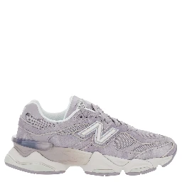 9060 Grey Sneakers with Mesh Details and Rubber Sole In leather Unisex