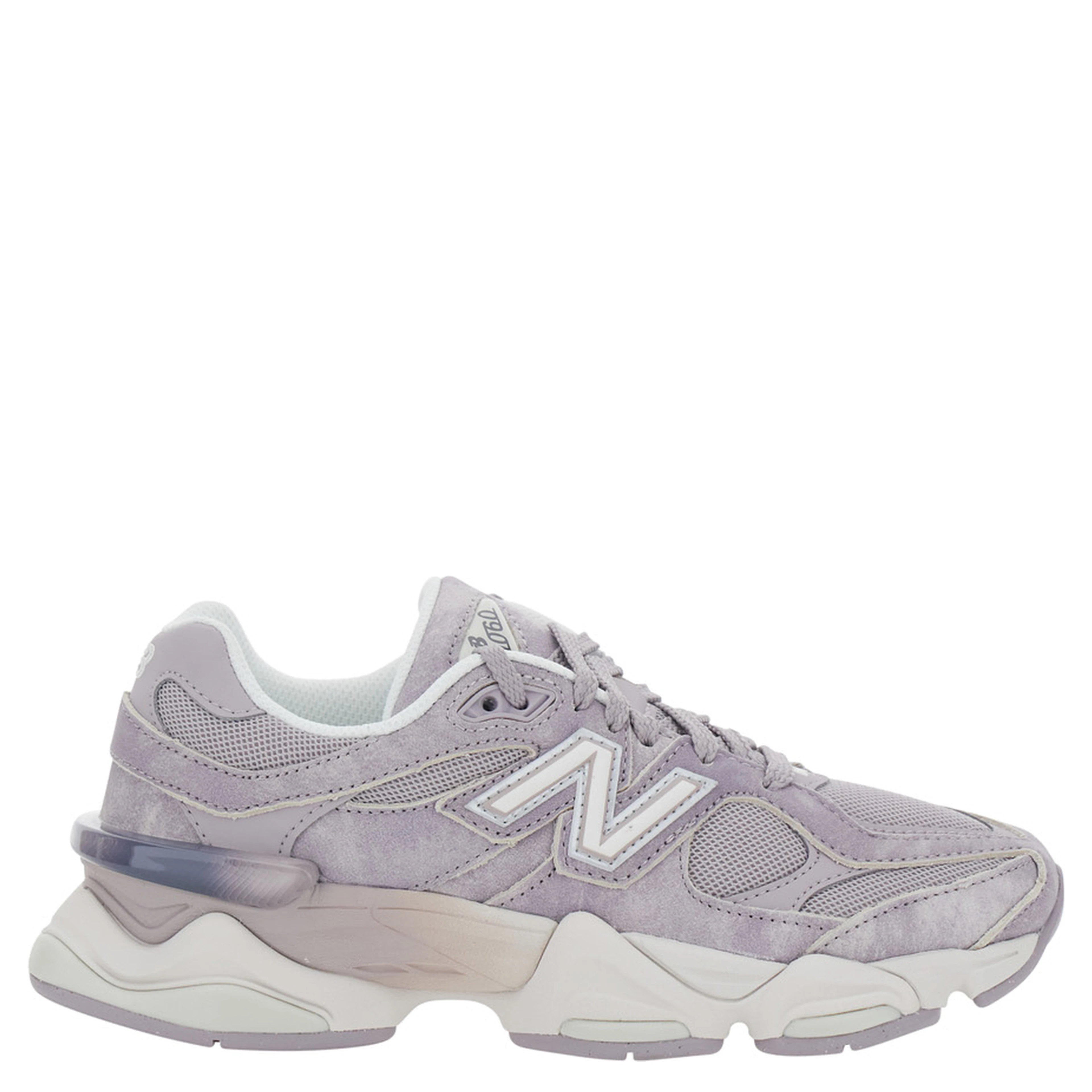 9060 Grey Sneakers with Mesh Details and Rubber Sole In leather Unisex
