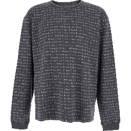 UNISEX JACQUARD LONG SLEEVE TEE KNIT