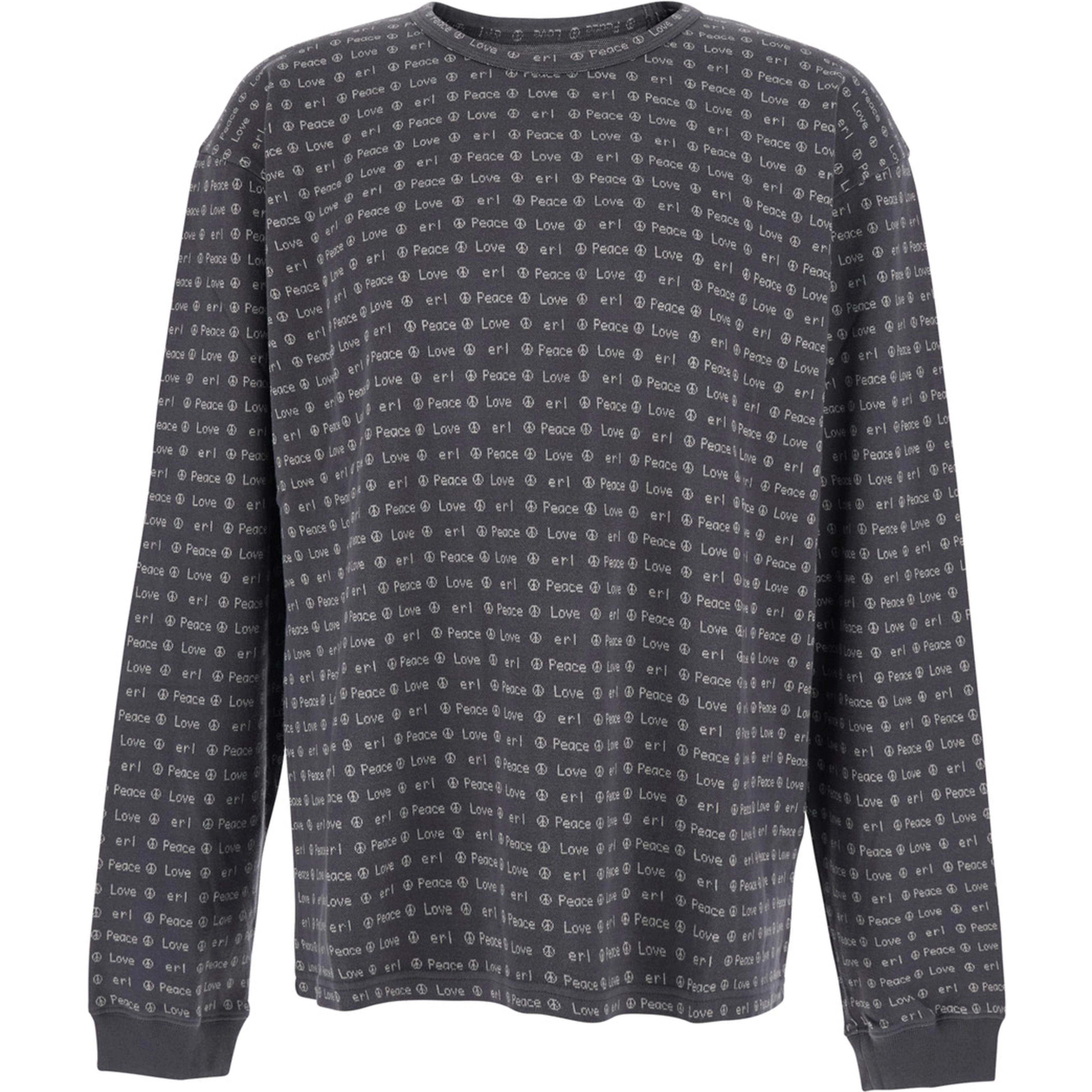 UNISEX JACQUARD LONG SLEEVE TEE KNIT
