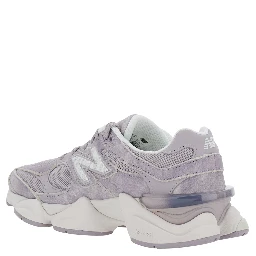 9060 Grey Sneakers with Mesh Details and Rubber Sole In leather Unisex