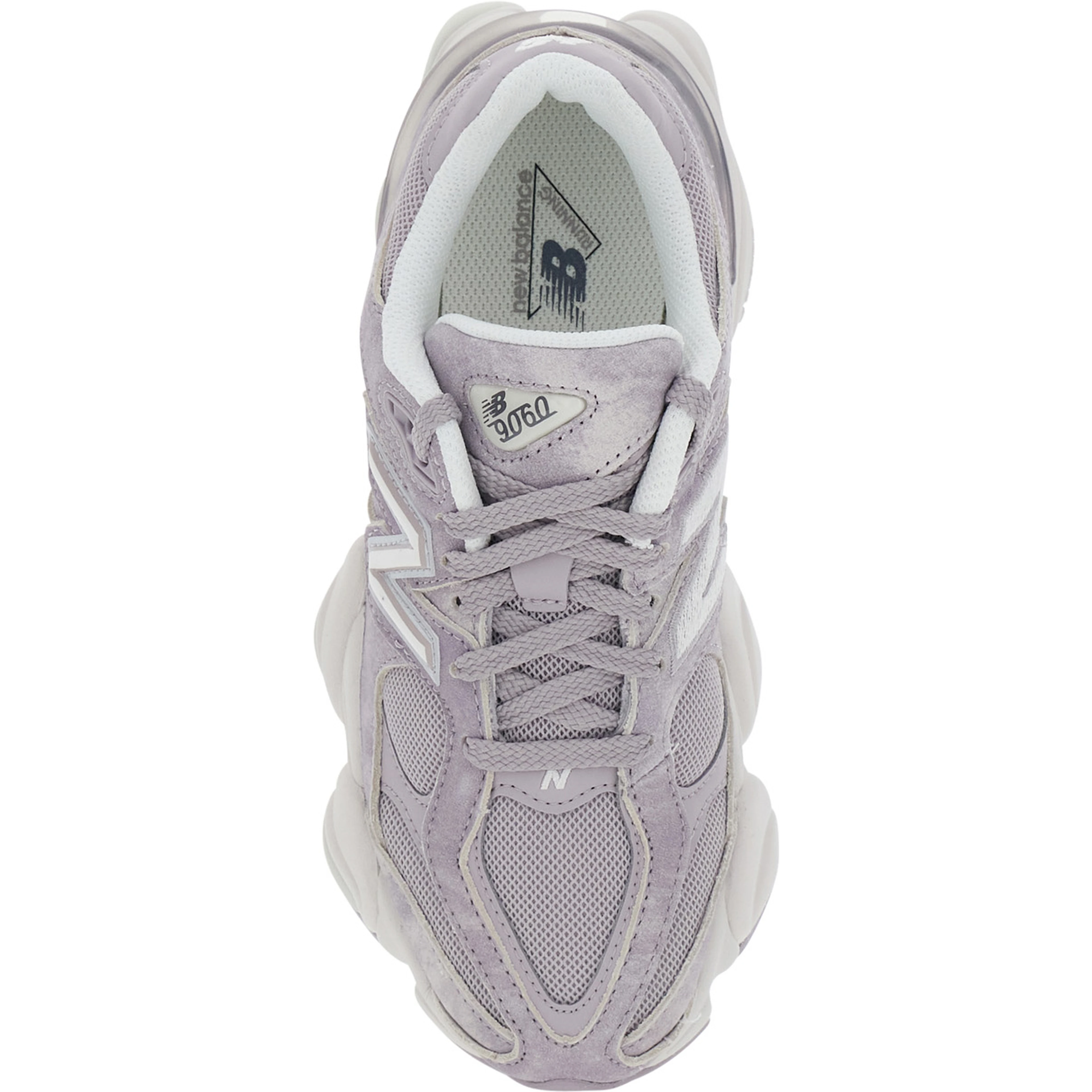 9060 Grey Sneakers with Mesh Details and Rubber Sole In leather Unisex