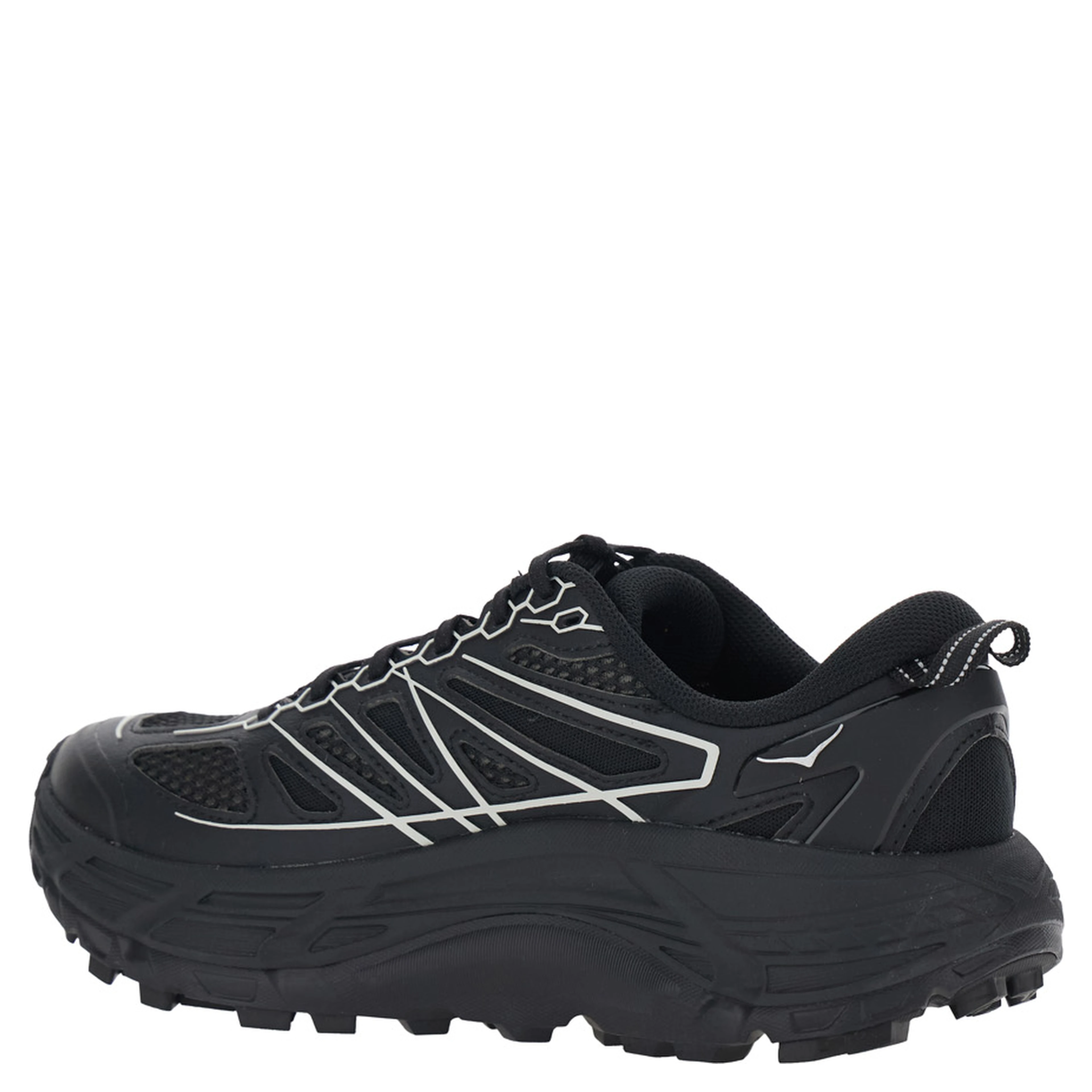 U Mafate Speed 2TS Black Sneaker Low Top with Pull-tab and Lace-up Closure on the Front in Tech Fabric Unisex