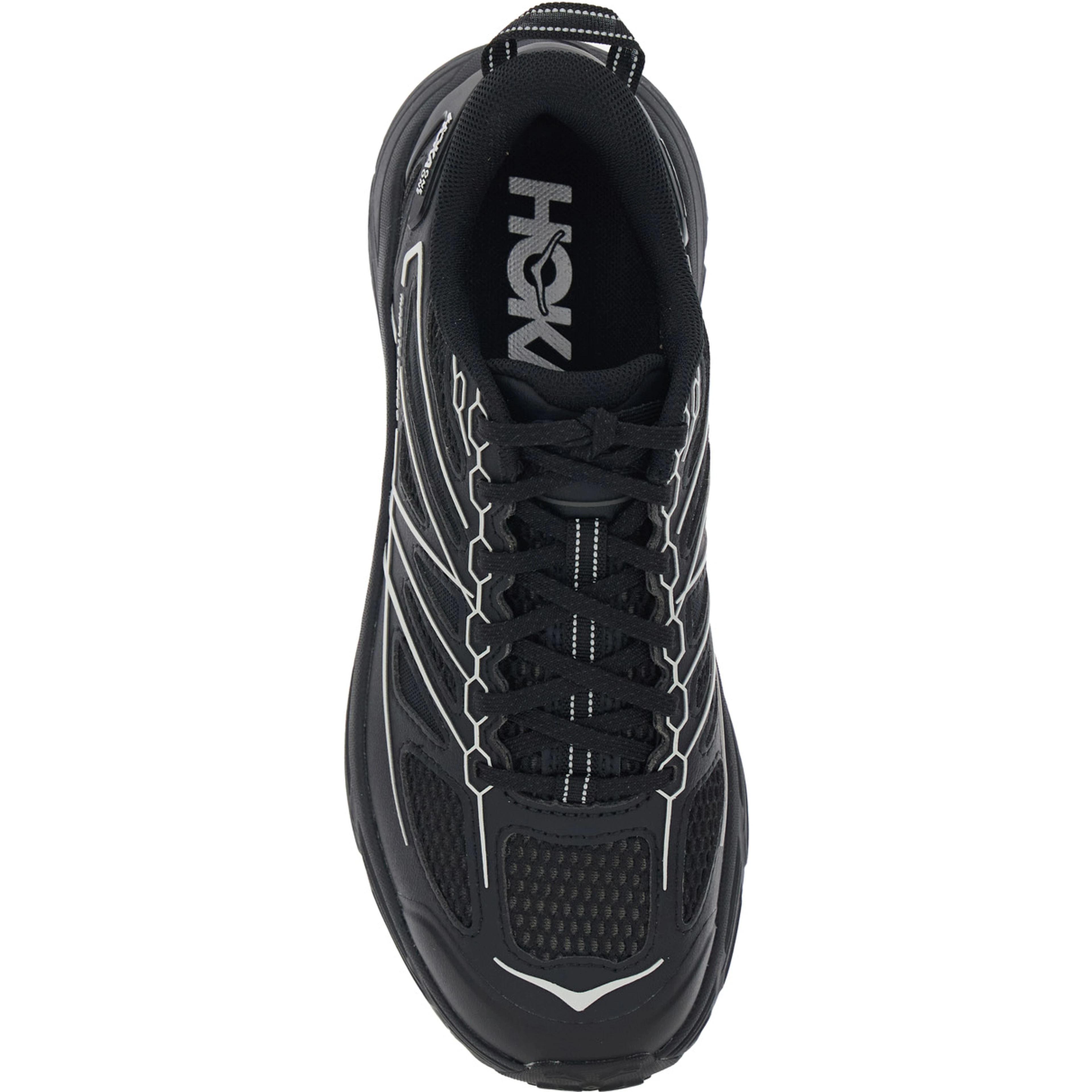 U Mafate Speed 2TS Black Sneaker Low Top with Pull-tab and Lace-up Closure on the Front in Tech Fabric Unisex