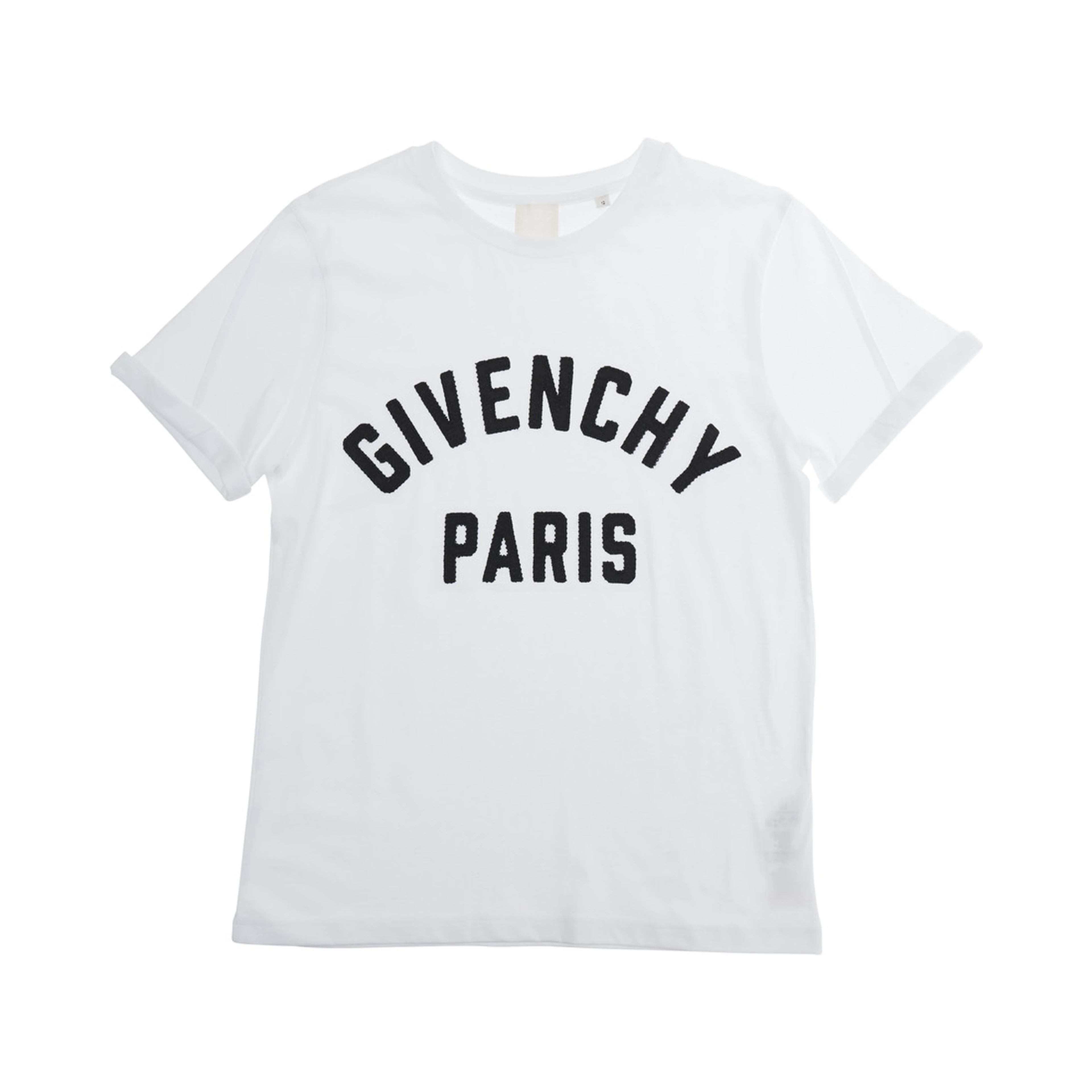 White Short Sleeve T-shirt in Cotton Boy