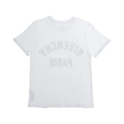 White Short Sleeve T-shirt in Cotton Boy