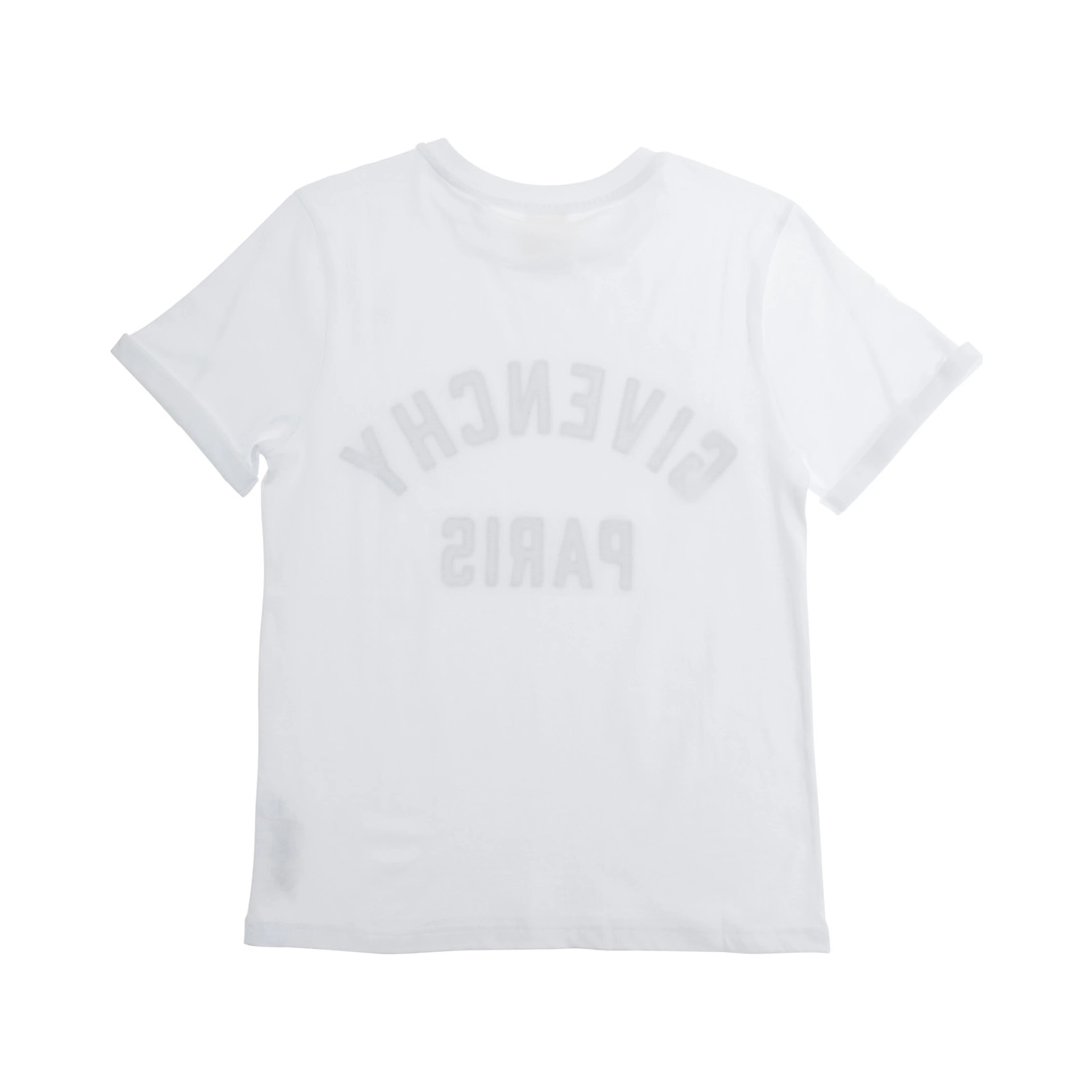 White Short Sleeve T-shirt in Cotton Boy