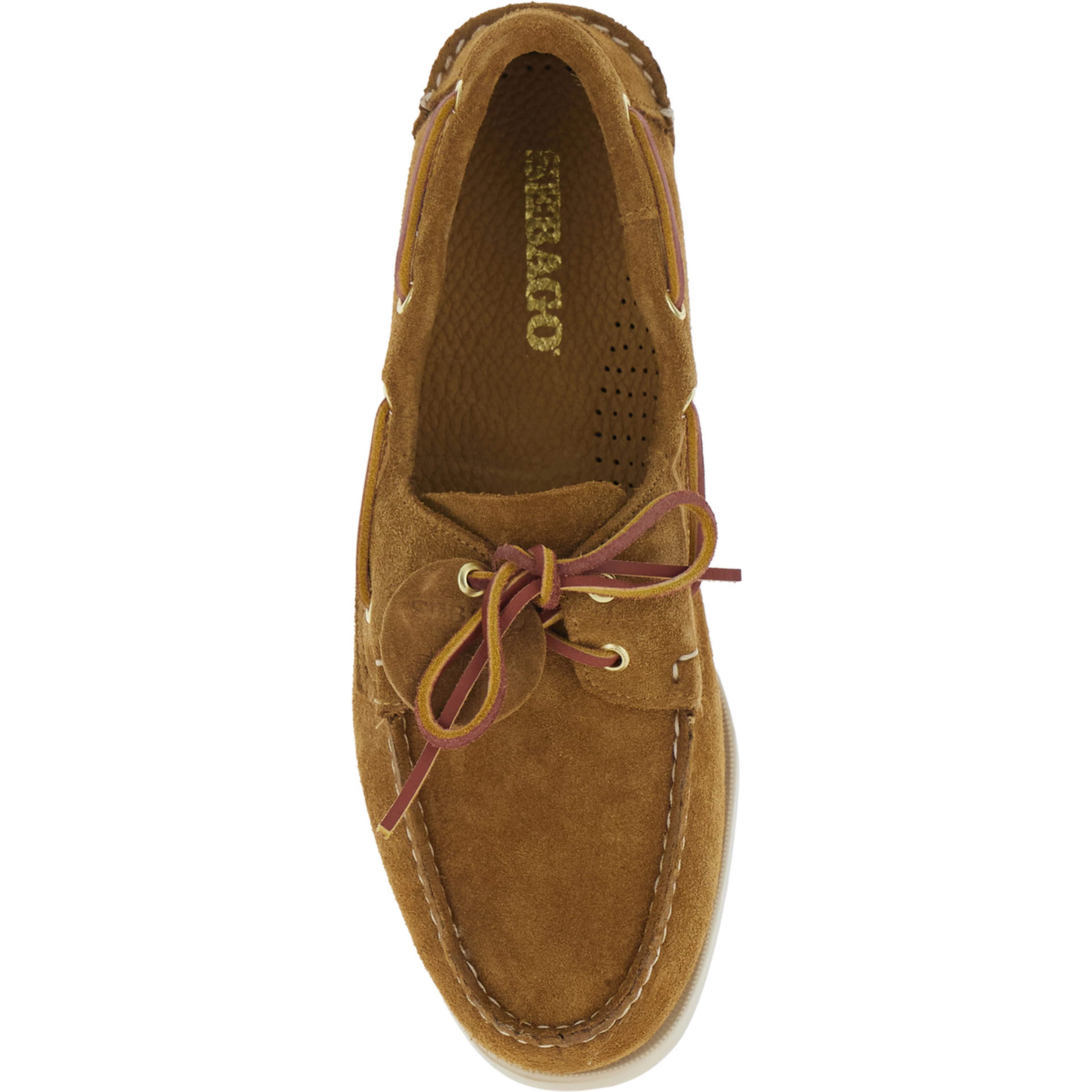 Loafers PORTLAND Brown with Rounded Toe in Leather Men