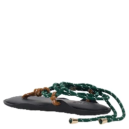 Flo Multicolor Sandals with Straps and Ankle Strap in Leather Women