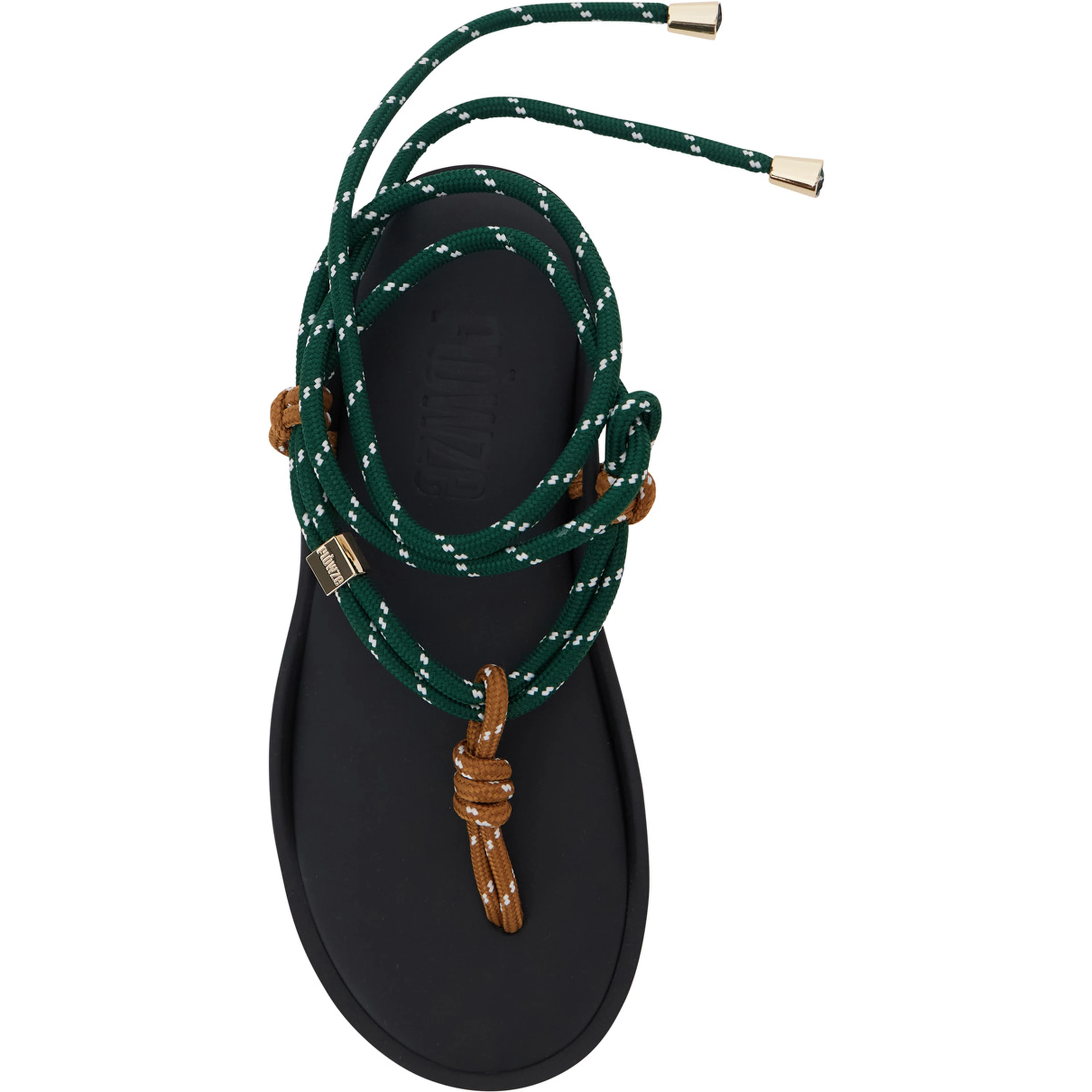 Flo Multicolor Sandals with Straps and Ankle Strap in Leather Women