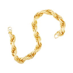 Lace Rose Gold color Necklace with Chain Design and Claw Clasp Closure in Metal for Women