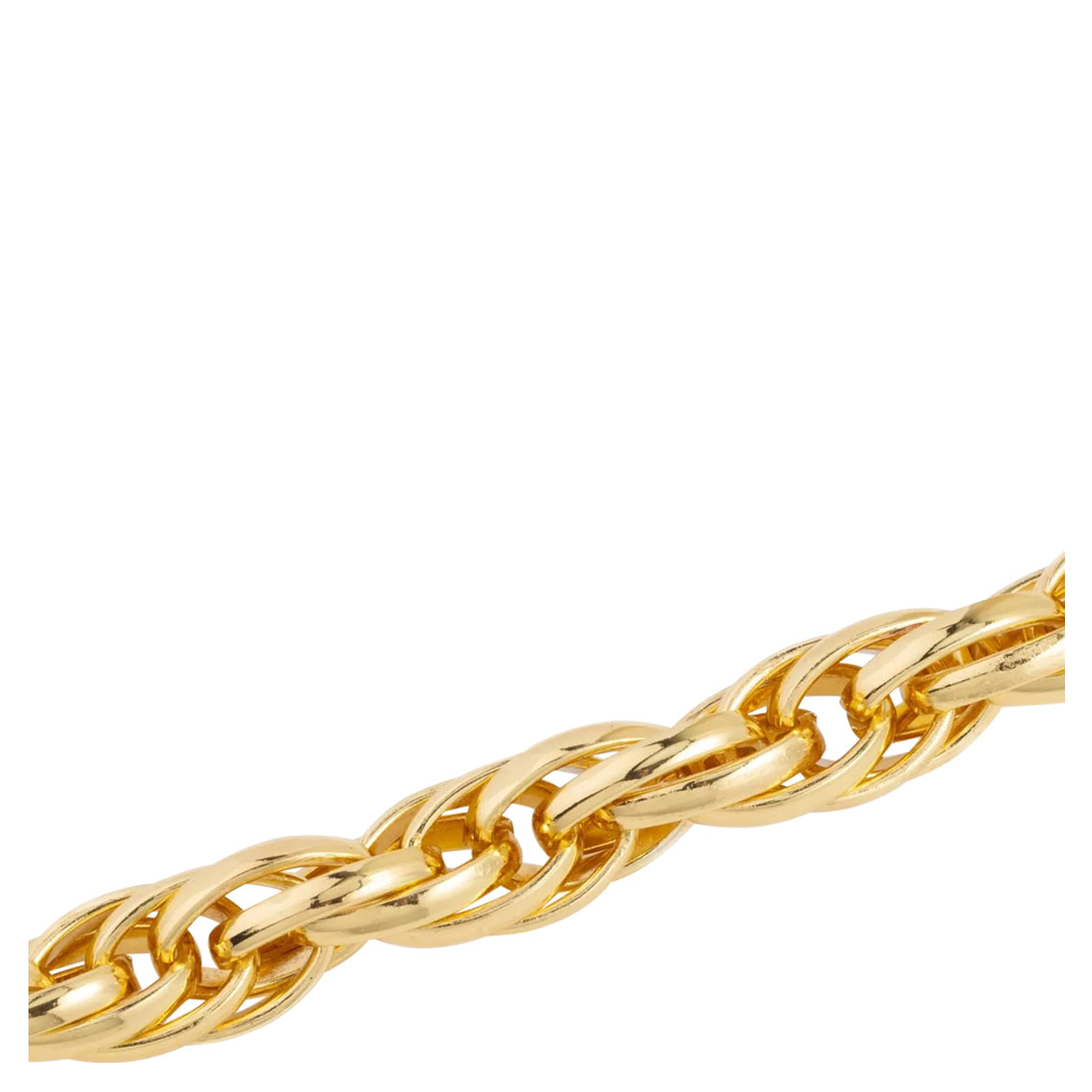 Lace Rose Gold color Necklace with Chain Design and Claw Clasp Closure in Metal for Women