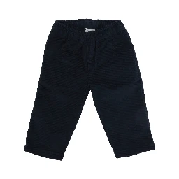 PANTS with pockets and finished hems in Cotton and Blue for Boy