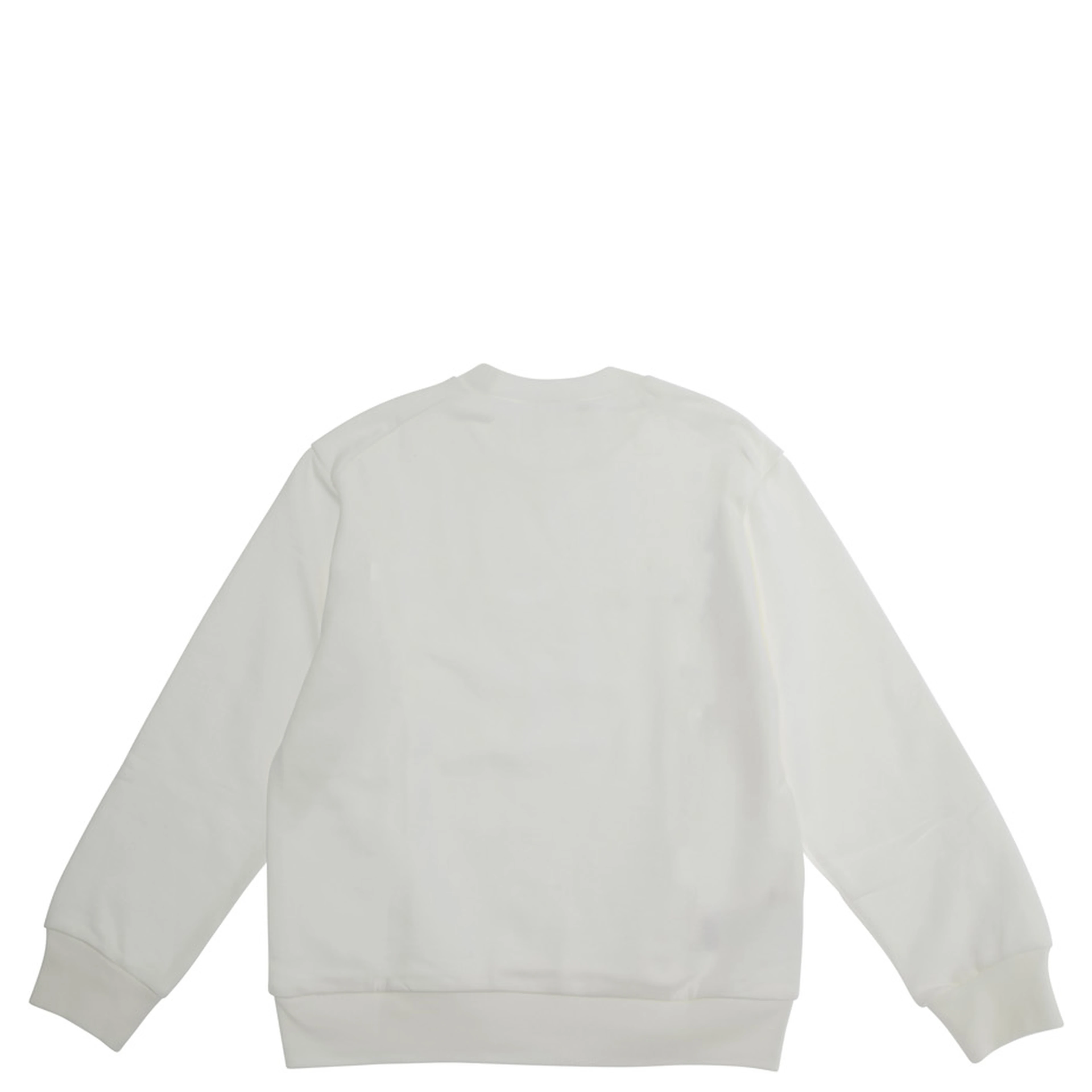 Sweatshirt M01612M00V0MS340U0M100 with crew neck and long sleeves in White Cotton for boy