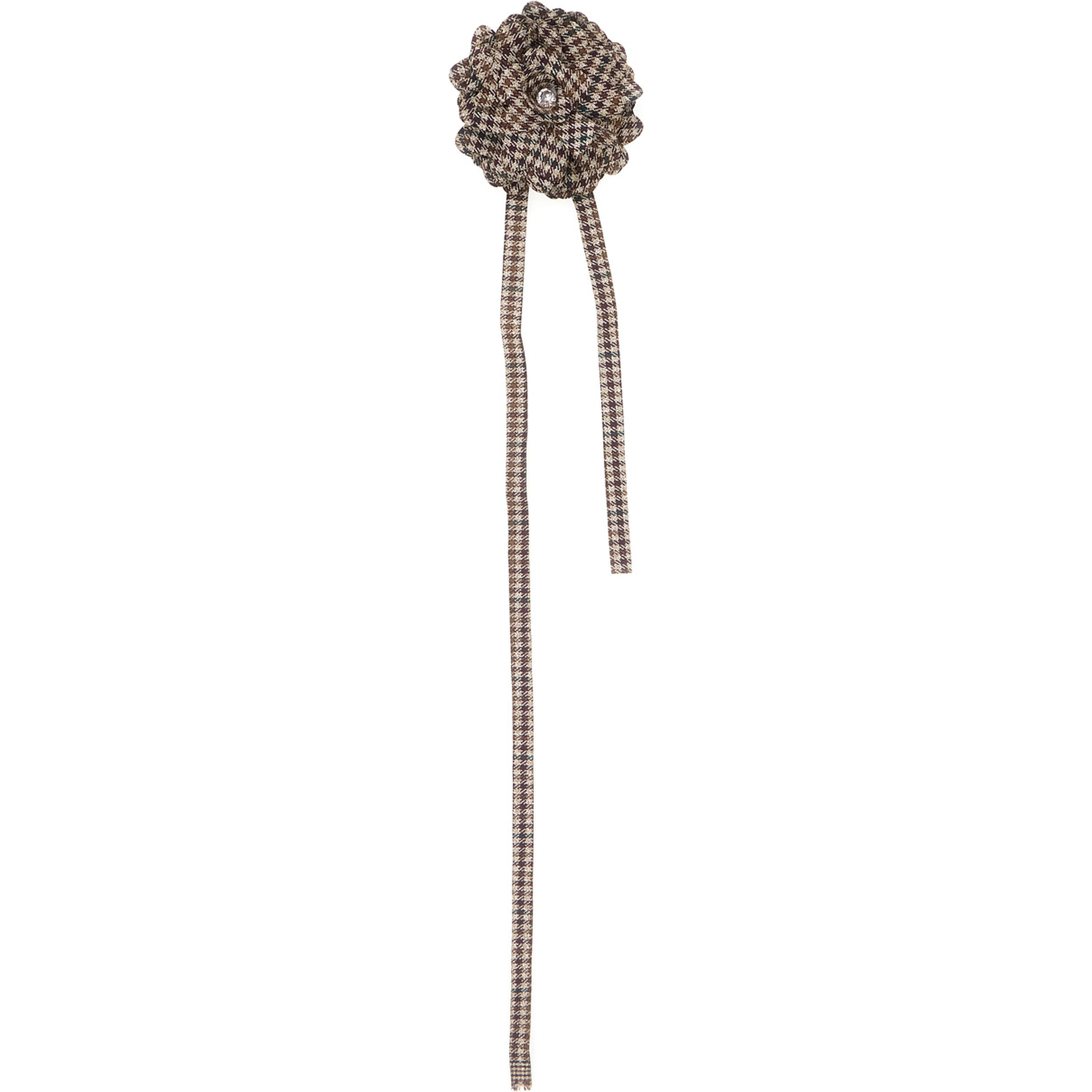 Flower-shaped hair accessory in Viscose Blend stretch Girl