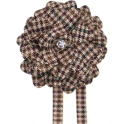 Flower-shaped hair accessory in Viscose Blend stretch Girl
