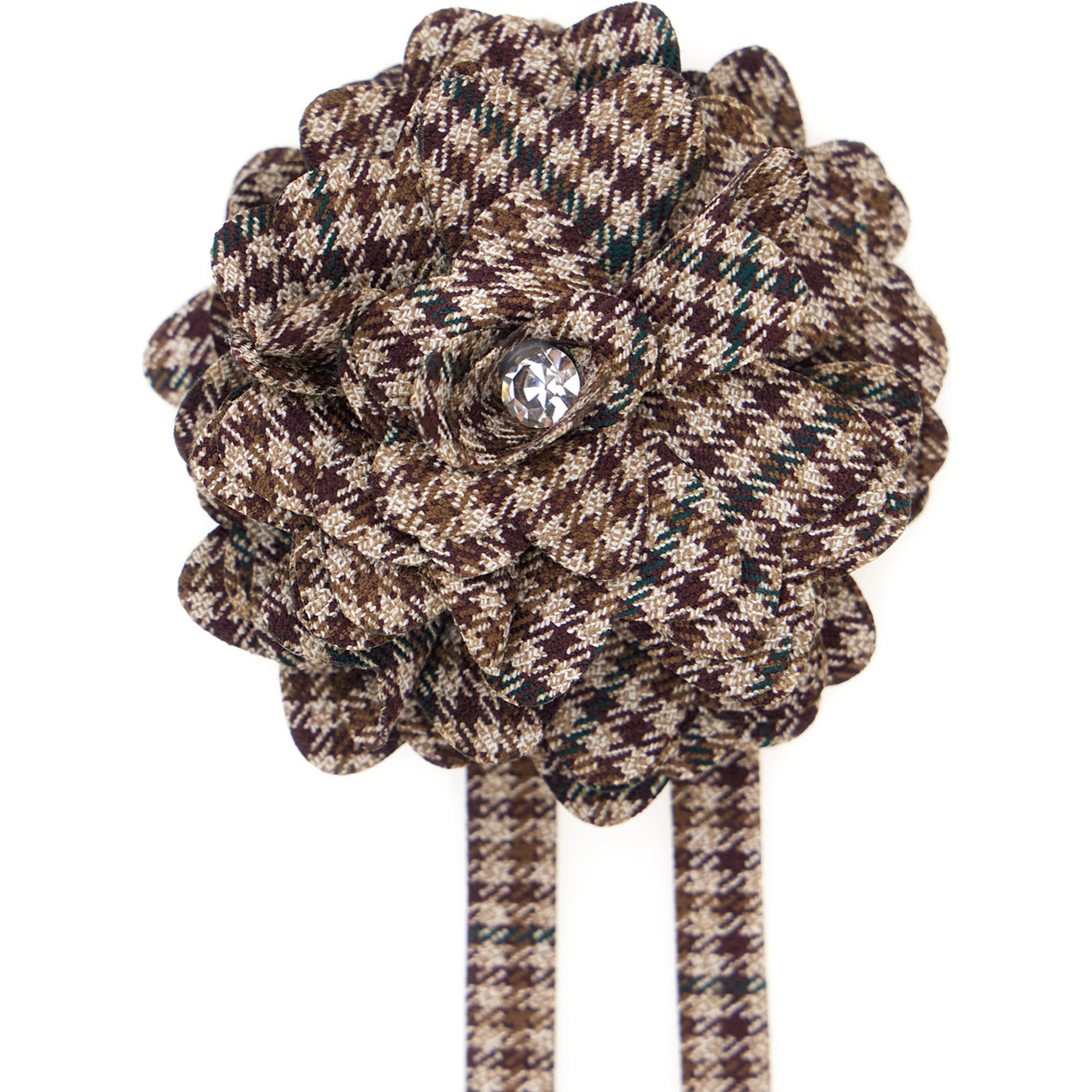Flower-shaped hair accessory in Viscose Blend stretch Girl
