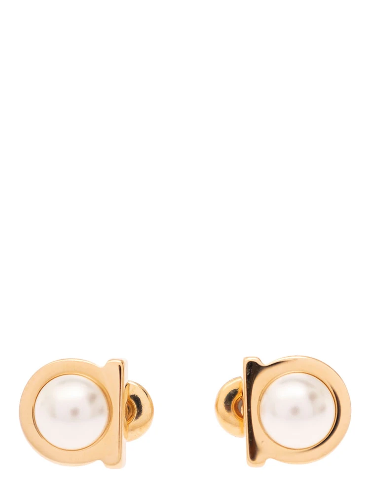 Gold Color Earrings with Hook Detail for Women