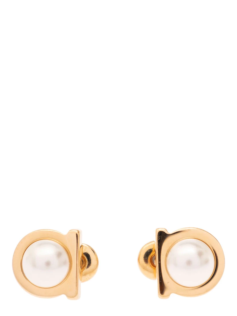 Gold Color Earrings with Hook Detail for Women
