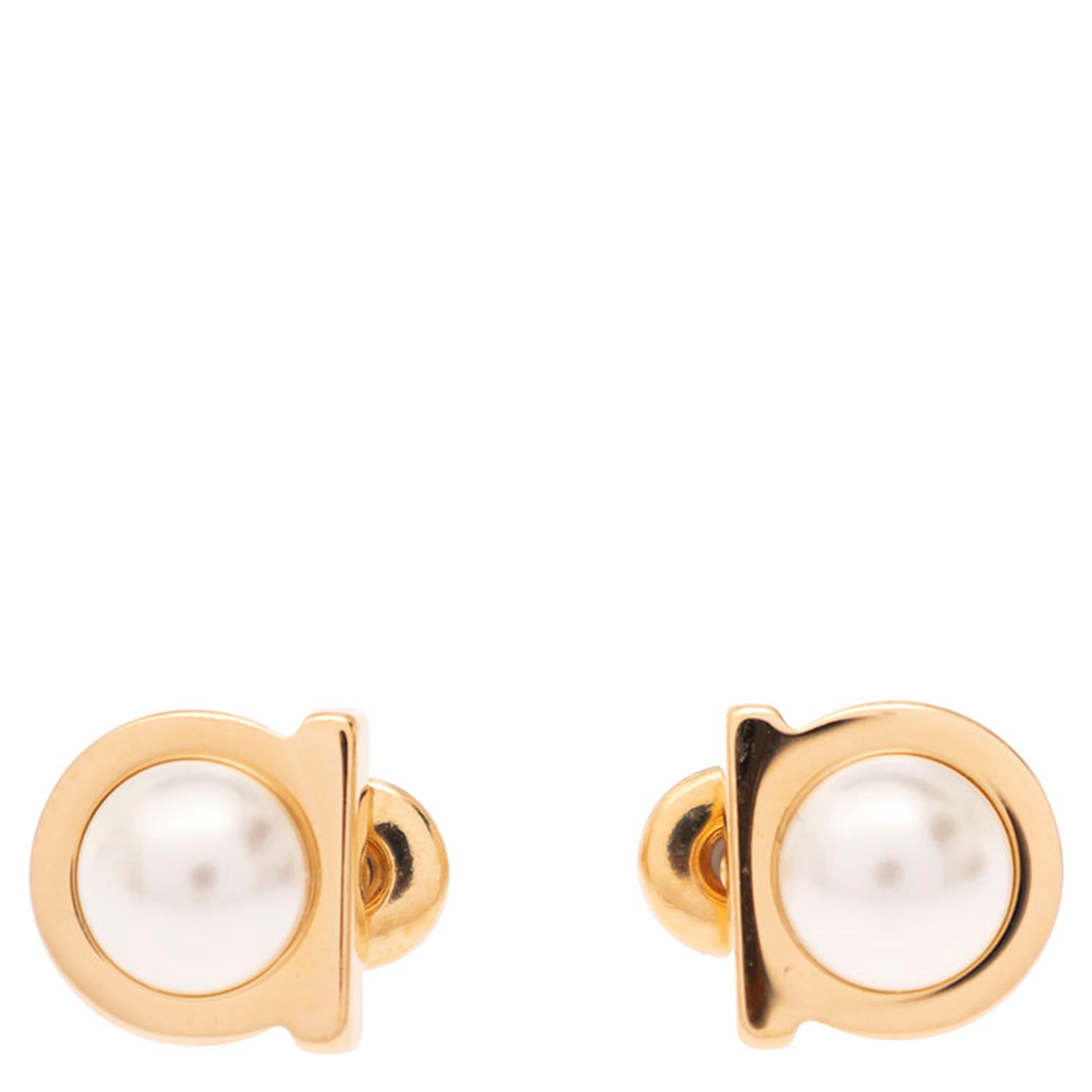 Gold Color Earrings with Hook Detail for Women