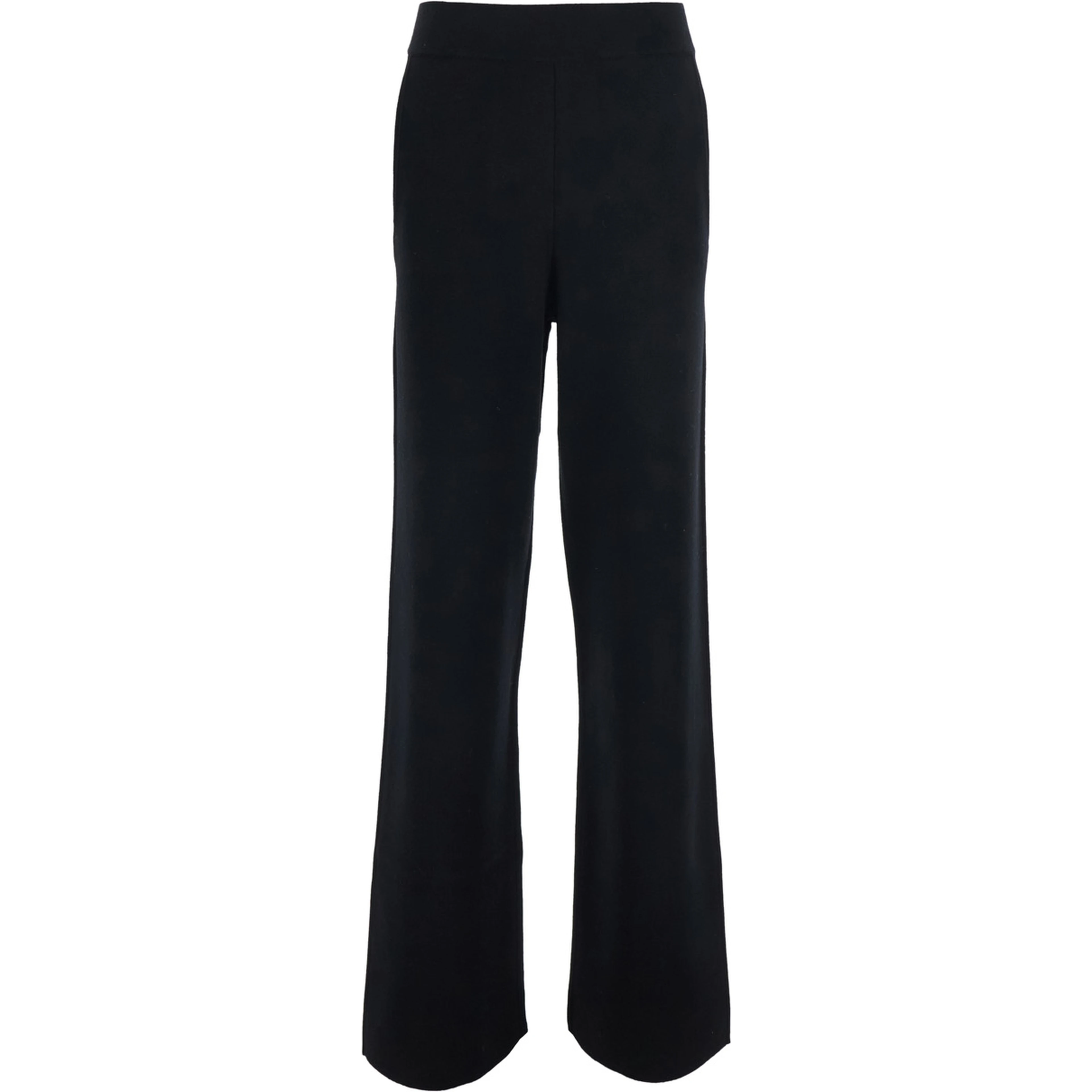 BALDO Black Pants with side pockets in blend wool Women