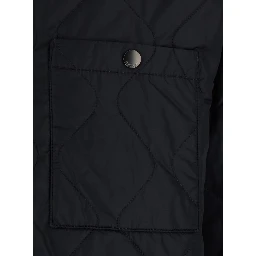 BRIGHTON Black Jacket with quilted motif and reversible design in Tech Fabric men